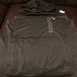 Boys grey/black sleeveless t shirt. medium 7/8